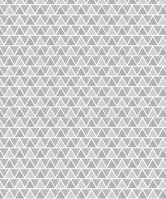 Store fenêtre intérieur avec motif de triangles rayés