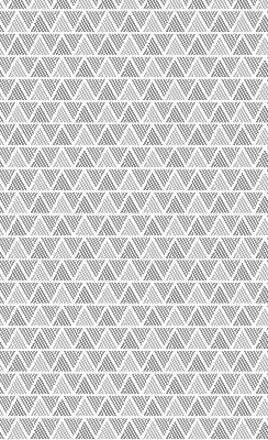 Store fenêtre intérieur avec motif de triangles rayés