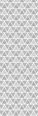 Store fenêtre intérieur avec motif de triangles rayés