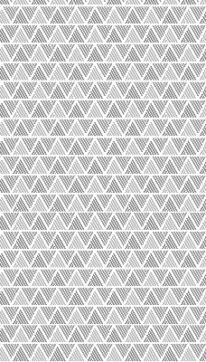 Store fenêtre intérieur avec motif de triangles rayés