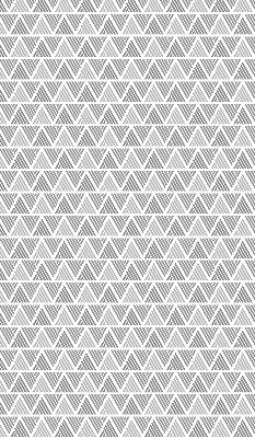 Store fenêtre intérieur avec motif de triangles rayés