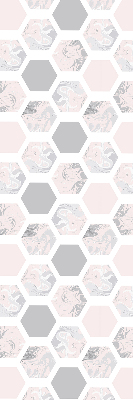 Store occultant fenêtre de forme hexagonale