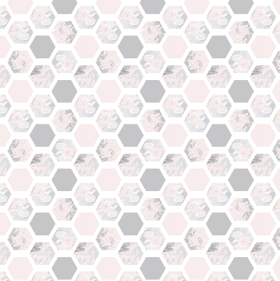 Store occultant fenêtre de forme hexagonale