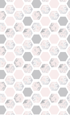 Store occultant fenêtre de forme hexagonale