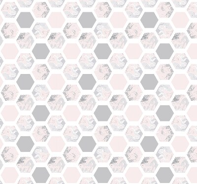 Store occultant fenêtre de forme hexagonale