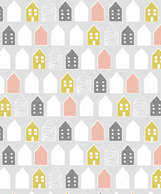 Store fenêtre intérieur dessins de maisons