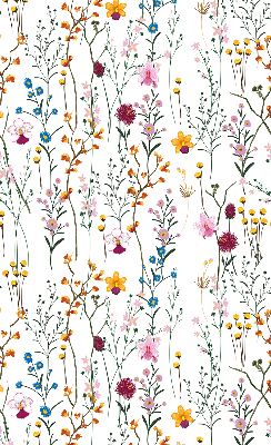 Store occultant fenêtre en fleurs colorées