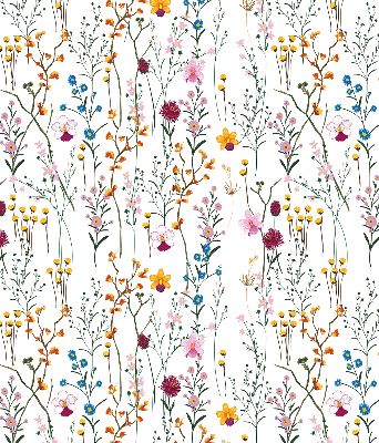 Store occultant fenêtre en fleurs colorées