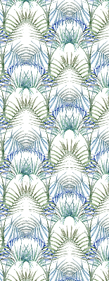 Store fenêtre intérieur feuilles colorées