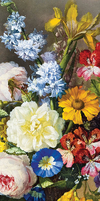 Store enrouleur occultant de couleur bouquet de fleurs
