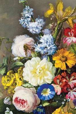 Store enrouleur occultant de couleur bouquet de fleurs