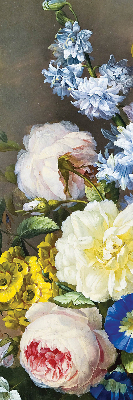 Store enrouleur occultant de couleur bouquet de fleurs
