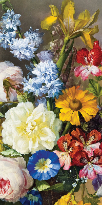 Store enrouleur occultant de couleur bouquet de fleurs