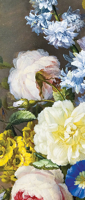 Store enrouleur occultant de couleur bouquet de fleurs