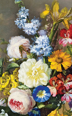Store enrouleur occultant de couleur bouquet de fleurs