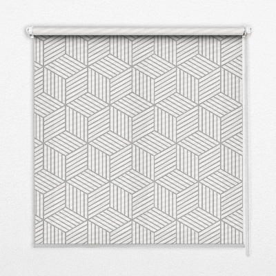 Store fenêtre intérieur pour cubes 3D