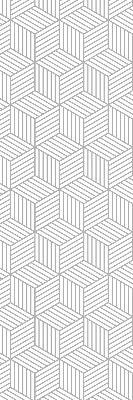 Store fenêtre intérieur pour cubes 3D