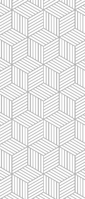 Store fenêtre intérieur pour cubes 3D