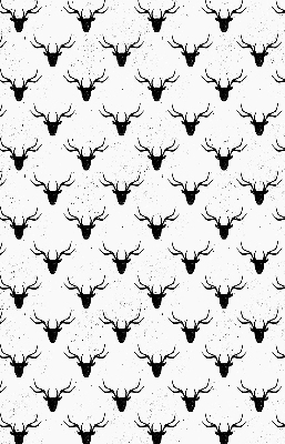 Store enrouleur occultant avec têtes de cerf noires