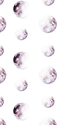 Store occultant fenêtre avec motifs de planètes grises