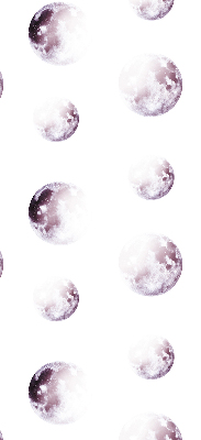 Store occultant fenêtre avec motifs de planètes grises