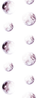 Store occultant fenêtre avec motifs de planètes grises