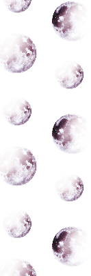 Store occultant fenêtre avec motifs de planètes grises