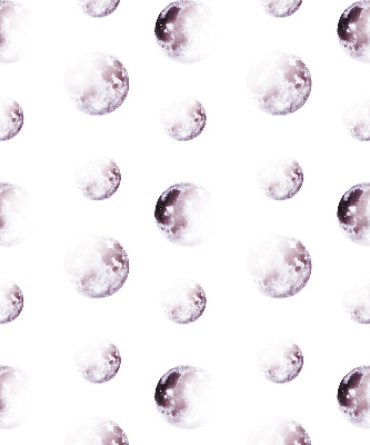 Store occultant fenêtre avec motifs de planètes grises