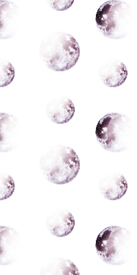 Store occultant fenêtre avec motifs de planètes grises