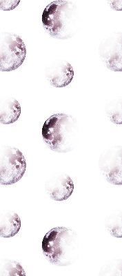 Store occultant fenêtre avec motifs de planètes grises