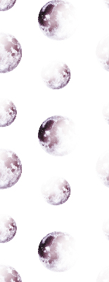Store occultant fenêtre avec motifs de planètes grises