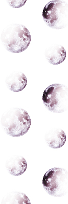 Store occultant fenêtre avec motifs de planètes grises