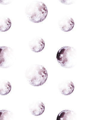 Store occultant fenêtre avec motifs de planètes grises