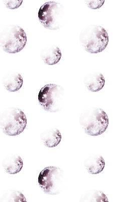 Store occultant fenêtre avec motifs de planètes grises