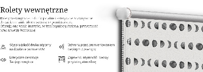 Store fenêtre intérieur phases de la lune