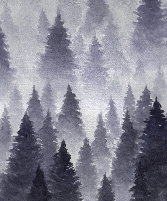 Store enrouleur occultant forêt brumeuse