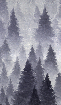 Store enrouleur occultant forêt brumeuse