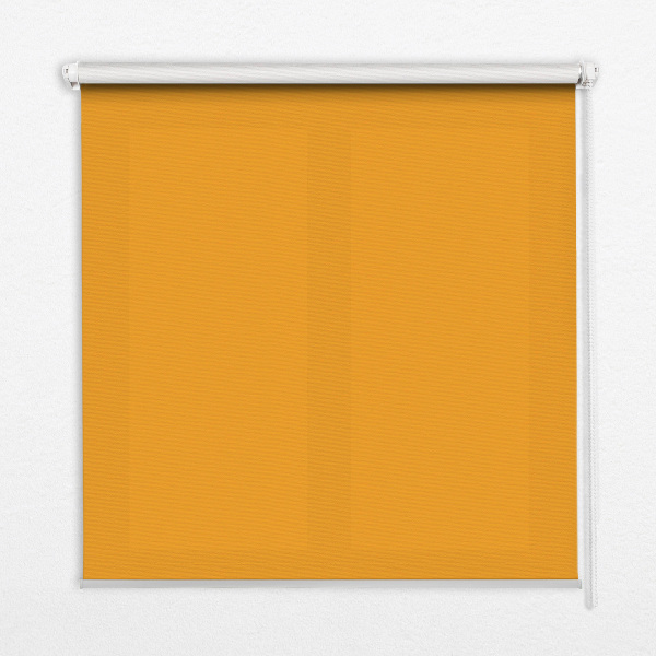 Store enrouleur occultant de couleur orange foncé