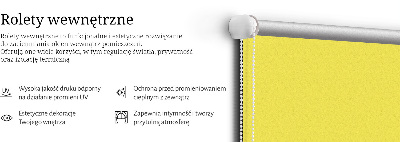 Store occultant fenêtre jaune