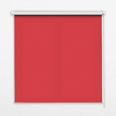 Store fenêtre intérieur rouge