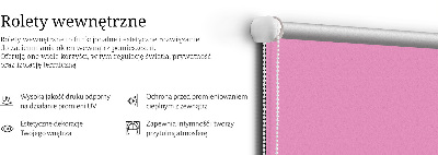 Store occultant fenêtre rose