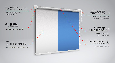 Store occultant fenêtre bleu