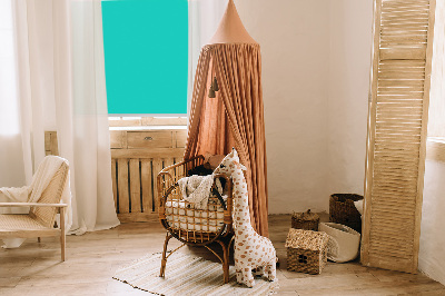 Store enrouleur occultant turquoise