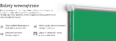 Store fenêtre intérieur vert