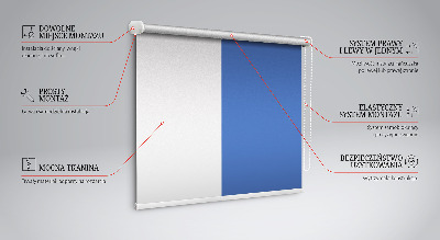 Store occultant fenêtre bleu