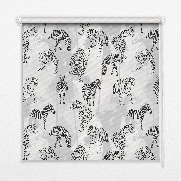 Store enrouleur occultant pour animaux gris
