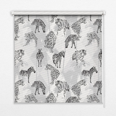 Store enrouleur occultant pour animaux gris