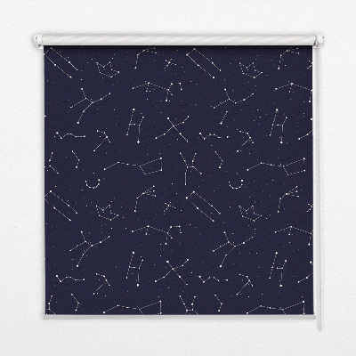Store fenêtre intérieur avec constellation d'étoiles
