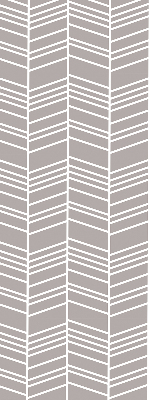 Store enrouleur occultant avec motif sapins blancs