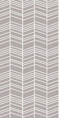Store enrouleur occultant avec motif sapins blancs